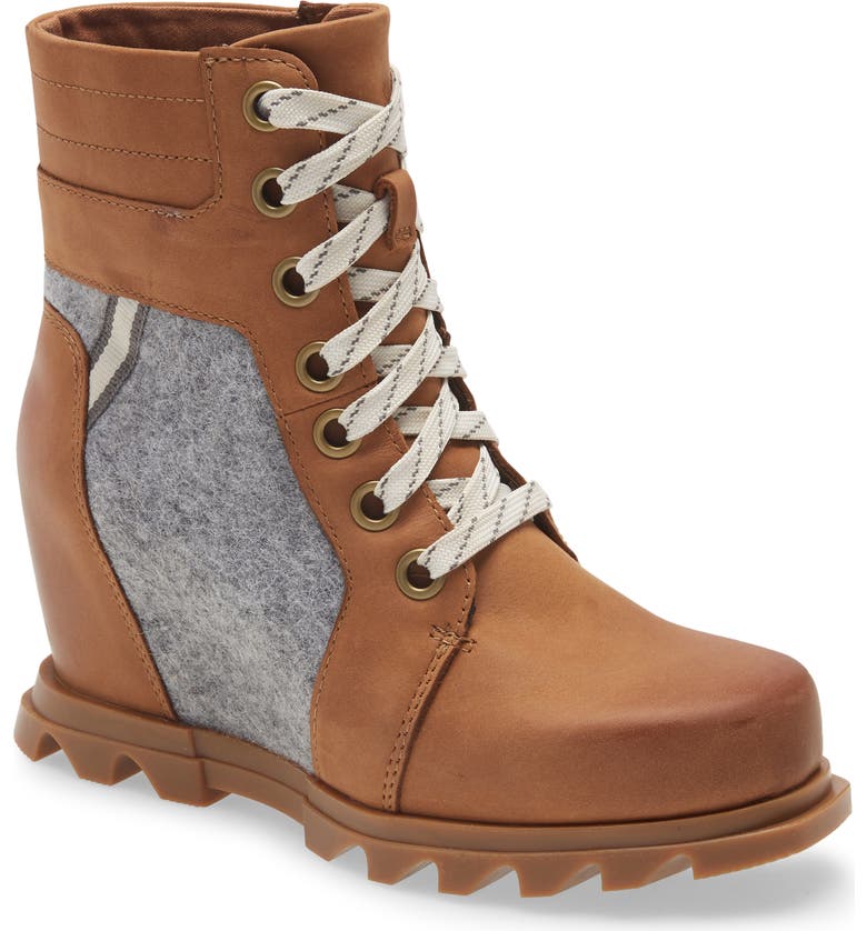 SOREL Joan of Arctic Waterproof Wedge III Lexie Lace-Up Bootie | Nordstrom