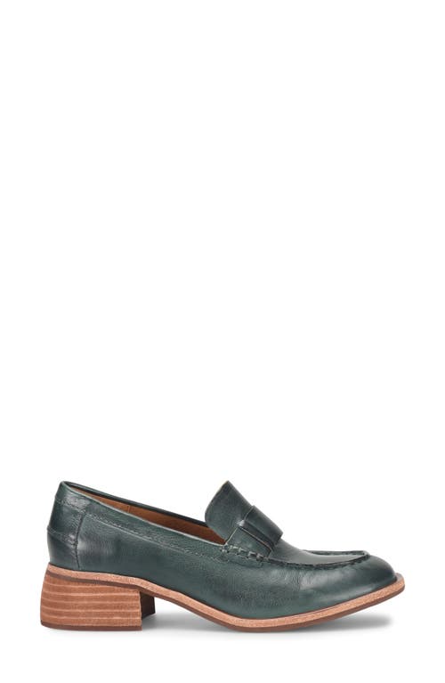 Kork-ease Women's Kya Loafer In Dark Green Pine In Green Leather