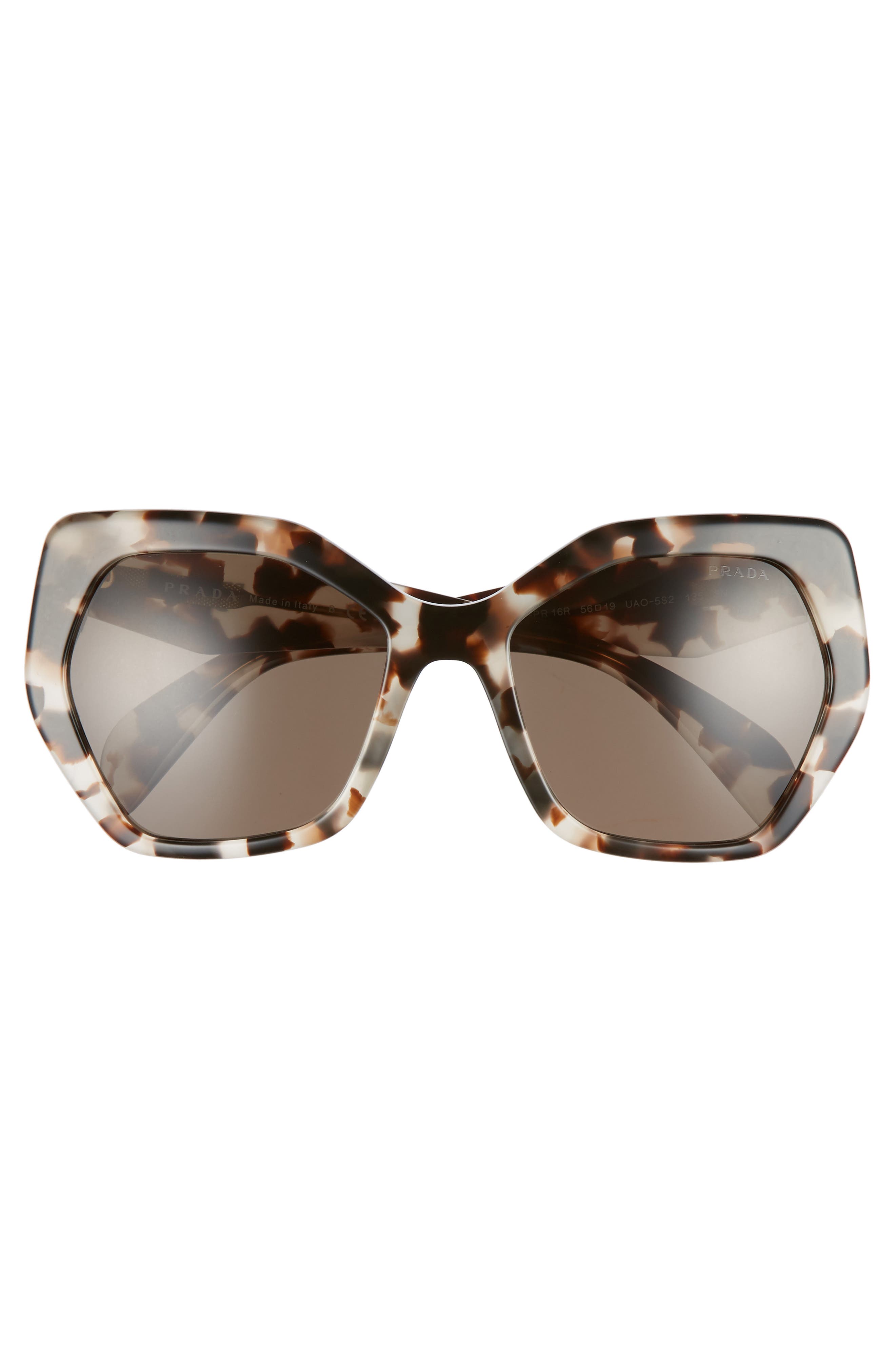 prada heritage 56mm square sunglasses