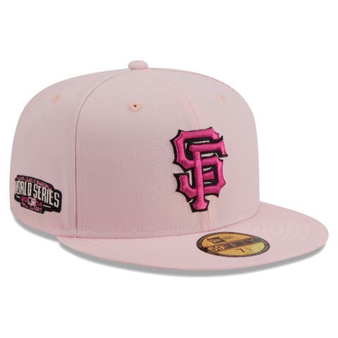 Men's New Era Pink Detroit Tigers 1984 MLB World Series 59FIFTY Fitted Hat