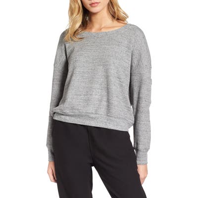 Splendid Thermal Crop Top, Grey