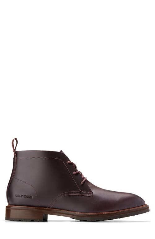 Shop Cole Haan Berkshire Lug Chukka Boot In Bloodstone