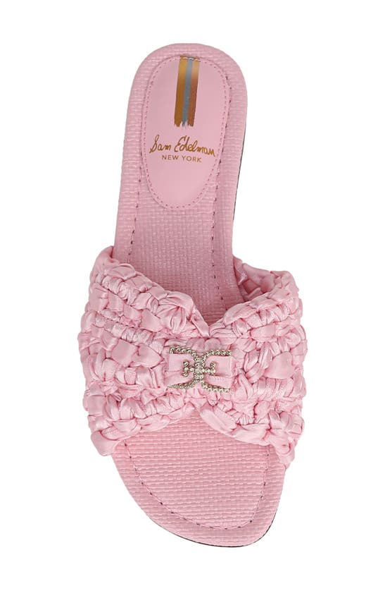 Shop Sam Edelman Bridget Slide Sandal In Pink Rose