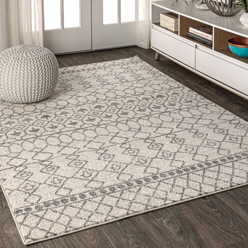 Jonathan Y Izil Moroccan Beni Souk Area Rug In Cream/gray