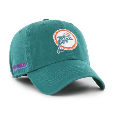 Men's New Era Aqua/Orange Miami Dolphins Headline 9FIFTY Snapback Hat