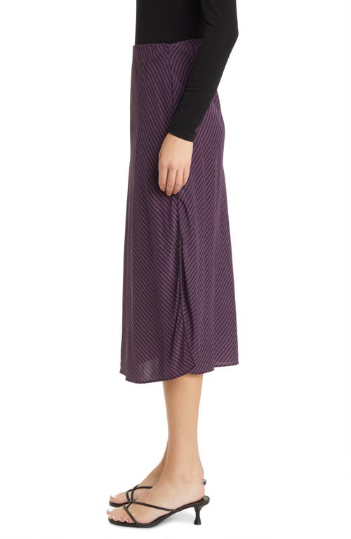 Shop Madewell The Layton Midi Slip Skirt In Smoldering Plum