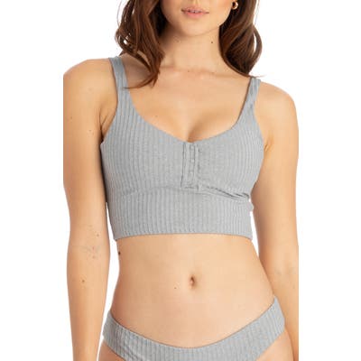 Tavik Kaia Longline Swim Top, Grey
