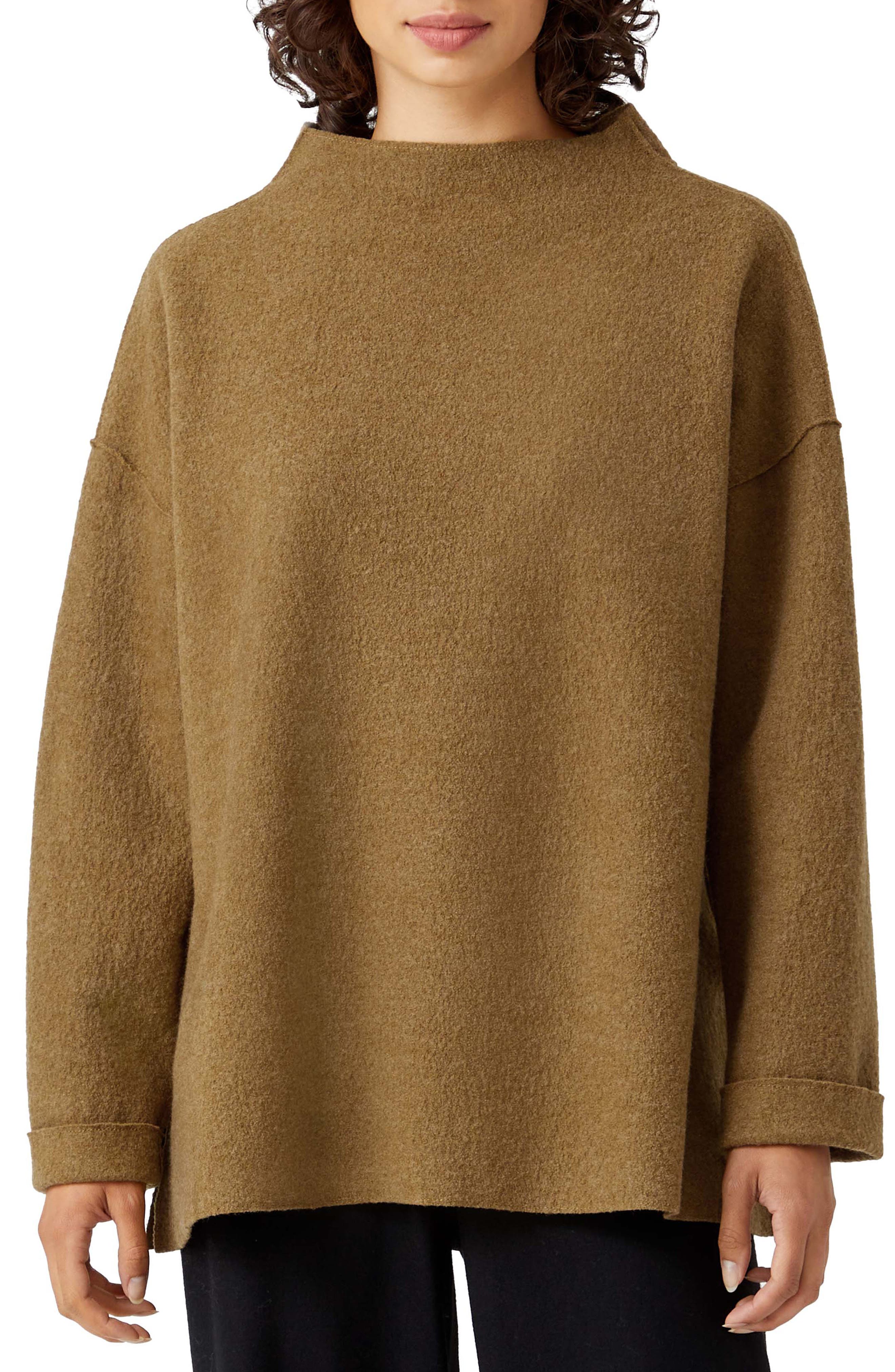 boiled wool sweater