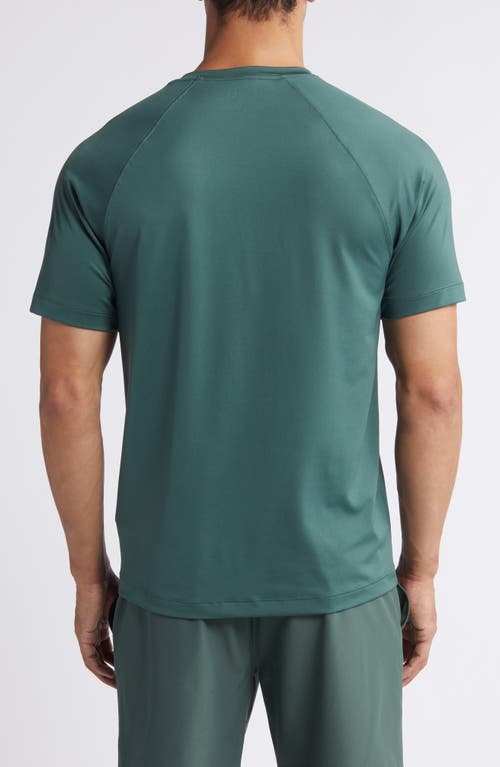 Shop Rhone Reign Performance T-shirt In Jungle Green