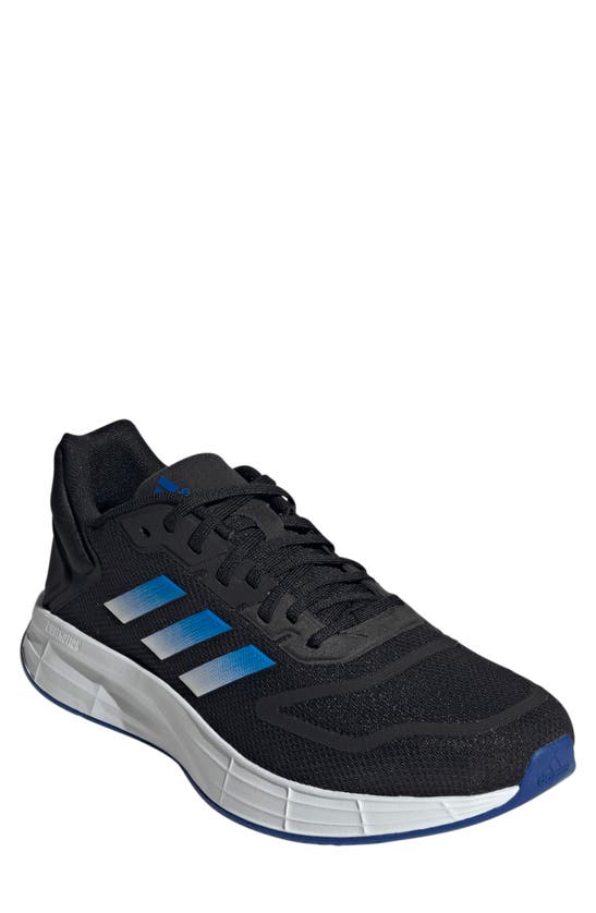 Adidas Originals Duramo 10 Running Shoe In Black Team Royal Blue White Modesens