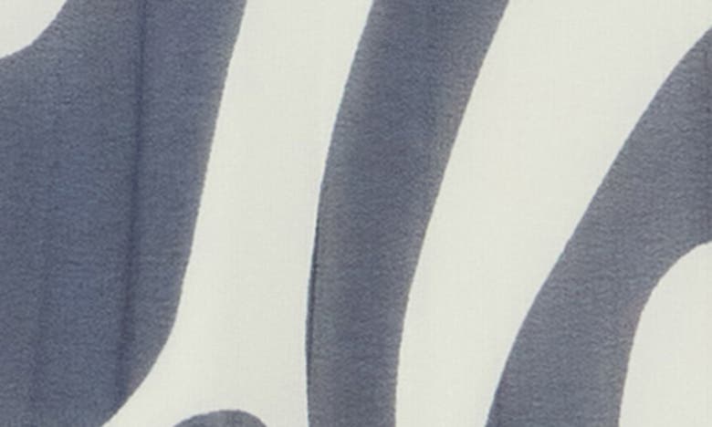 Shop Vero Moda Kate Swirl Print Top In Navy Blazer