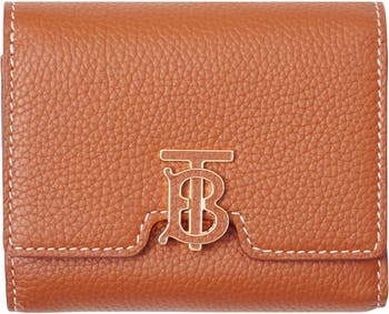 Burberry Sidney Trifold Leather Wallet