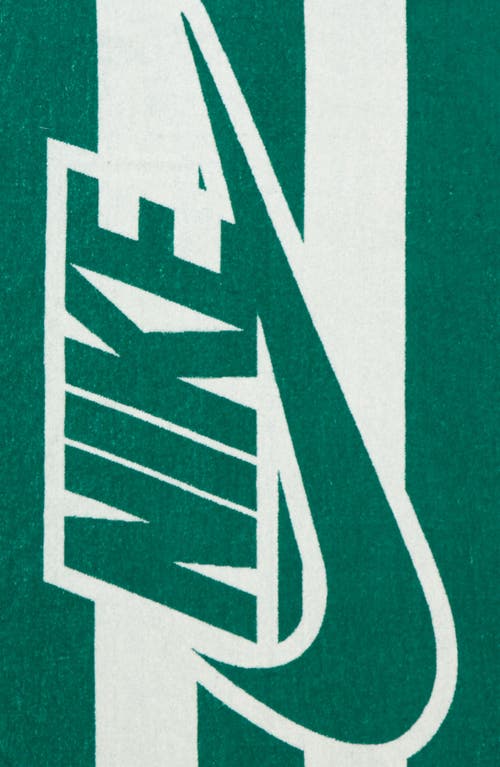 Shop Nike Club Pool Towel In Sail/malachite