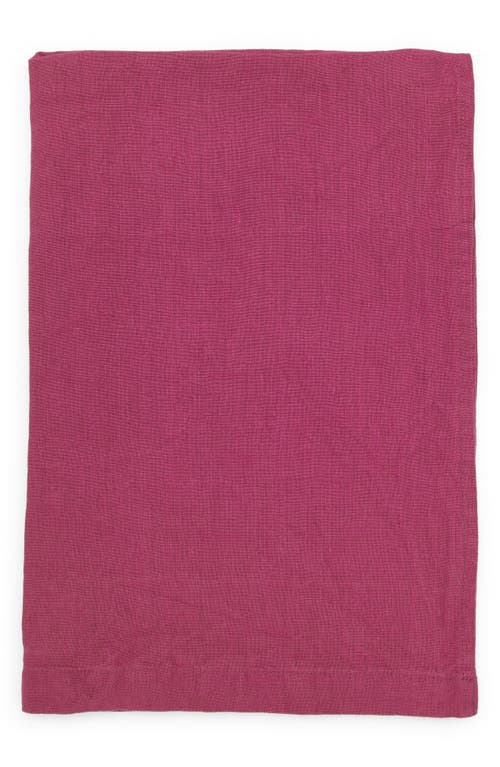 Tekla Linen Glass Towel in Claret at Nordstrom