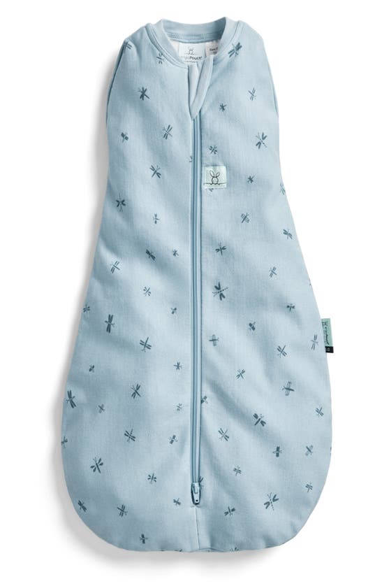 Shop Ergopouch 0.2 Tog Organic Cotton Cocoon Swaddle Sack In Dragonflies