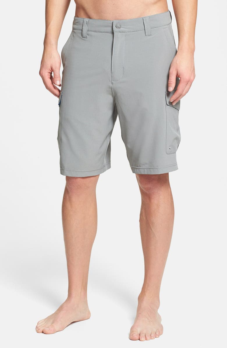 Quiksilver Waterman Collection 'Ripped Amphibian' Cargo Board Shorts ...