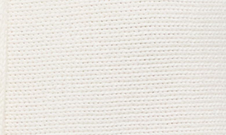 Shop Helmut Lang Organic Cotton Drawstring Neck Sweater In Ivory