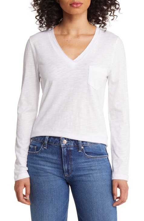 Best Deal for White Long Sleeve Shirts for Women 5 Dollar Items