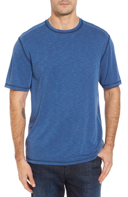 Tommy Bahama Flip Tide Reversible T-shirt In Galaxy Blue