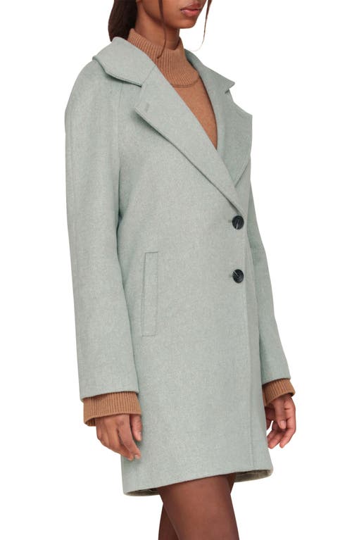 Shop Avec Les Filles Walker Notch Lapel Coat In Moss