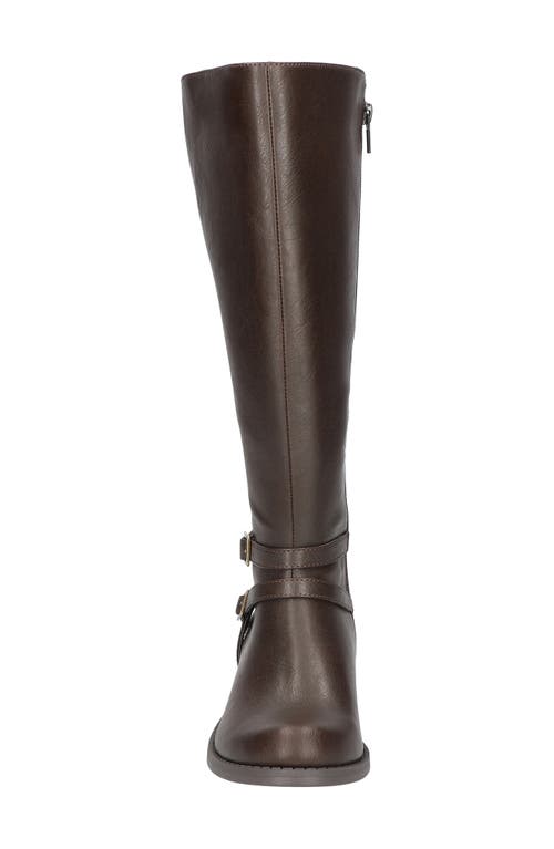 Shop Easy Street Bay Plus Plus Knee High Boot In Brown