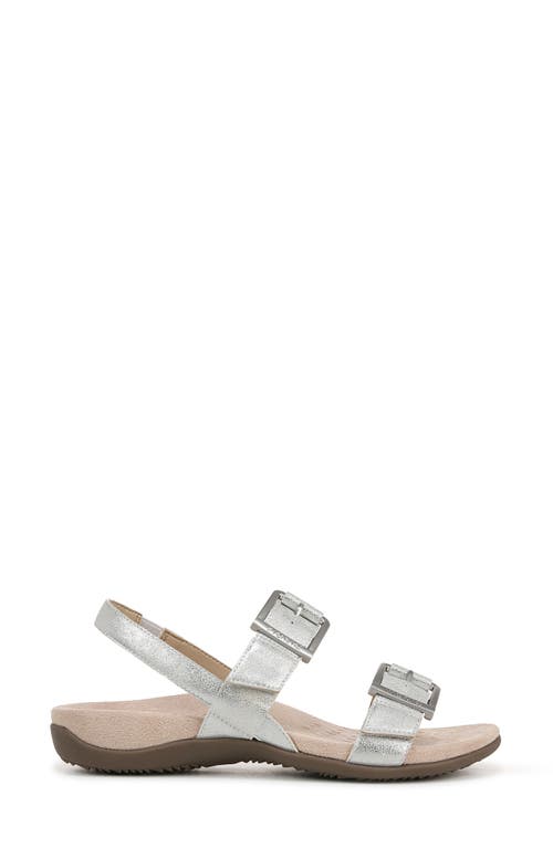 Shop Vionic Reese Slingback Sandal In Silver