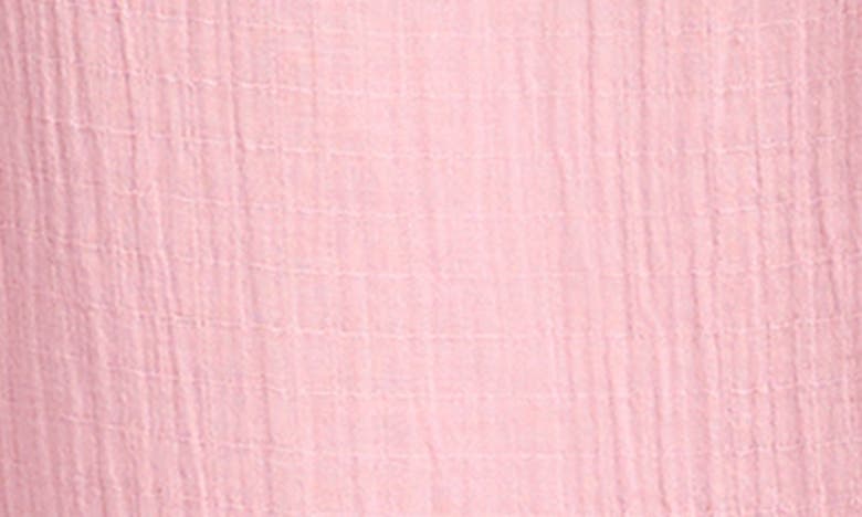 Shop Sea Level Sunset Cotton Cover-up Sundress In Pink