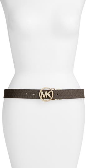 Reversible Logo and Leather Waist Belt