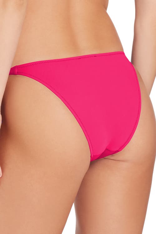 Shop Valimare Milos Side Tie Bikini Bottom In Fuscia