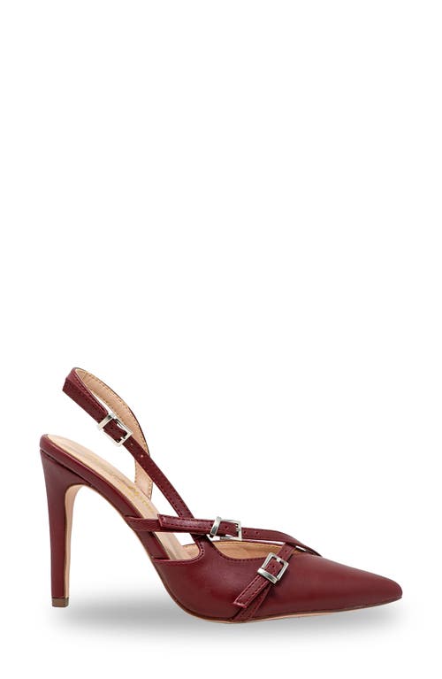 CHASE & CHLOE CHASE AND CHLOE BUCKLE BANDS SLINGBACK PUMP 