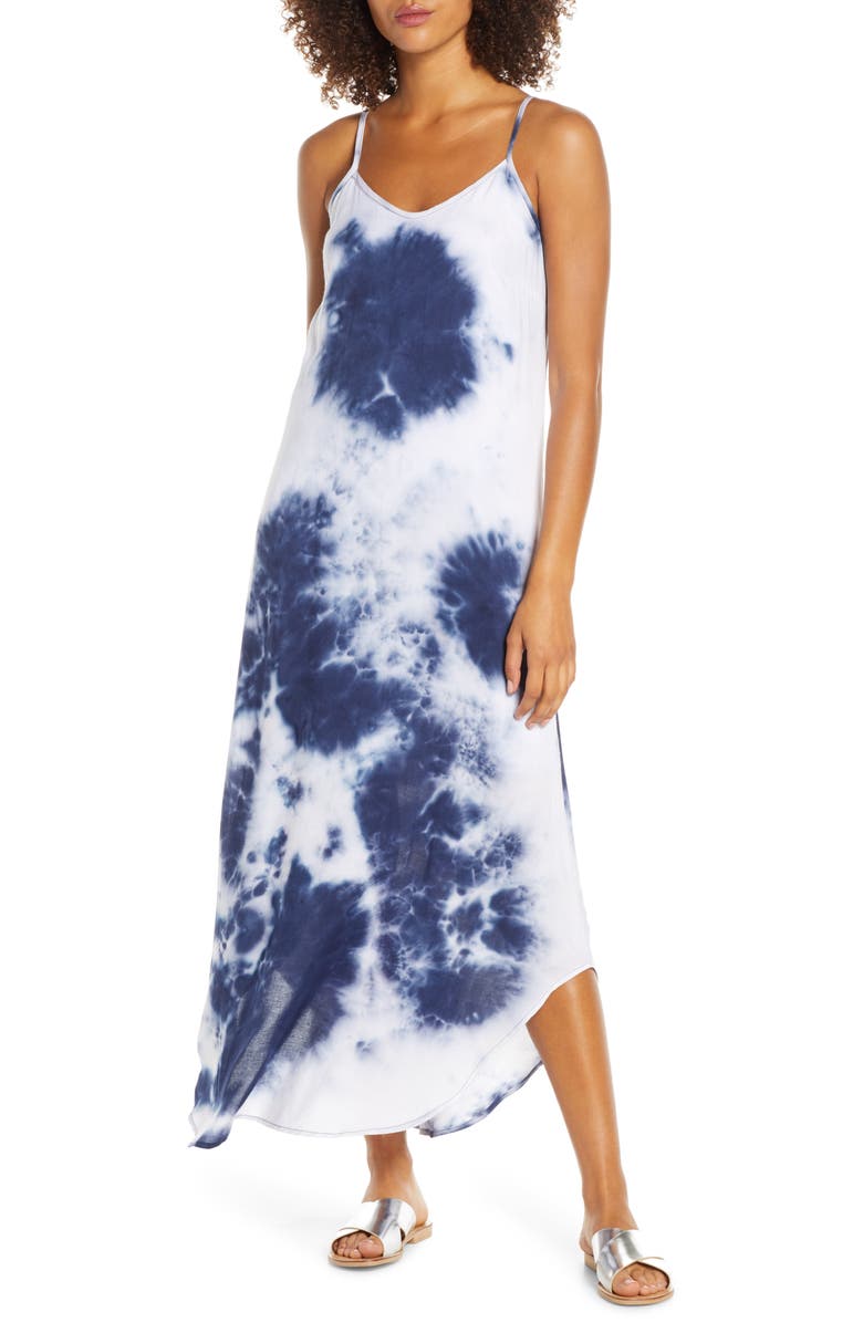 Fraiche by J Tie Dye A-Line Maxi Dress | Nordstrom