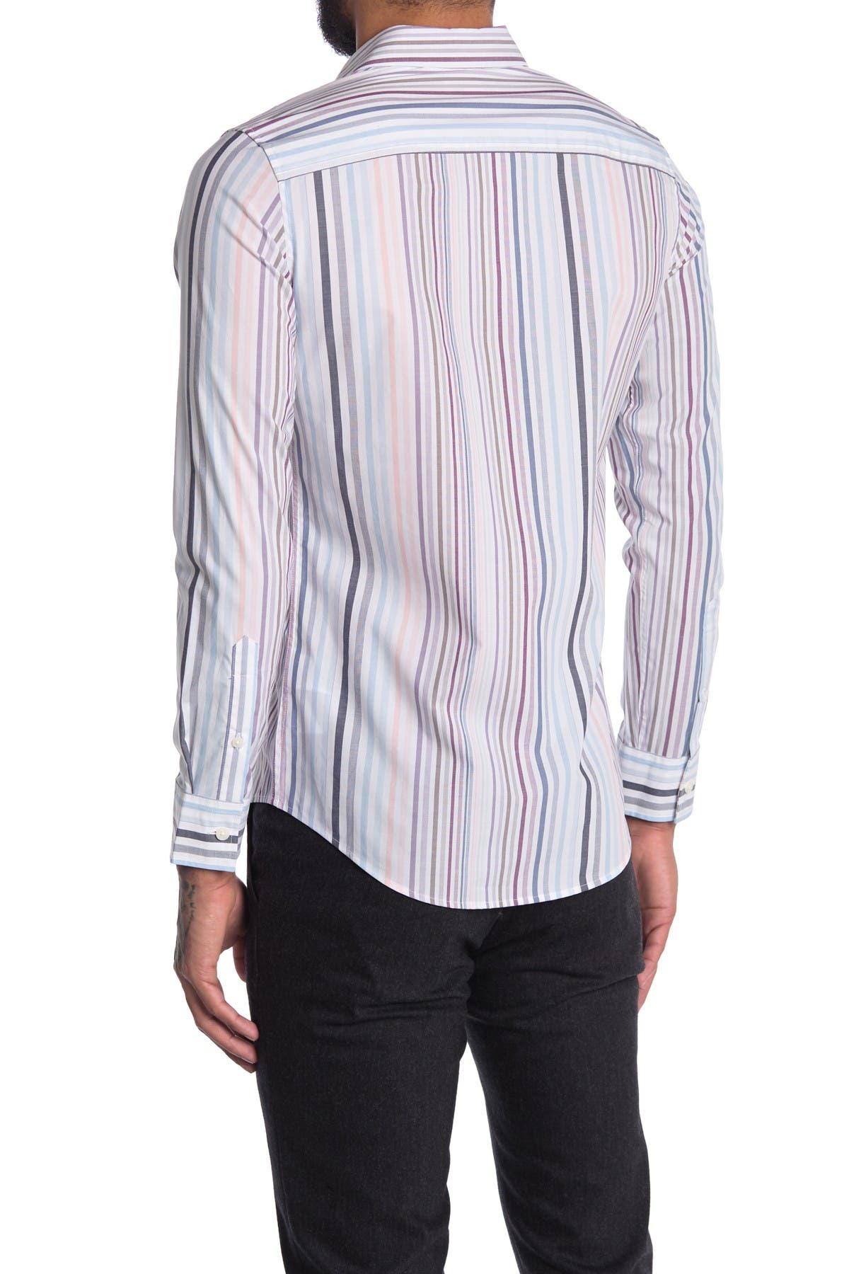 calvin klein striped shirt