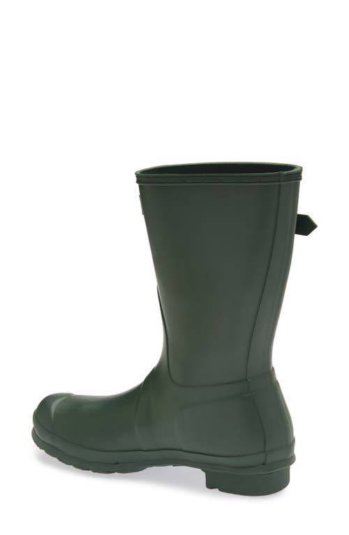 Hunter Original Waterproof Rain Boot In  Green