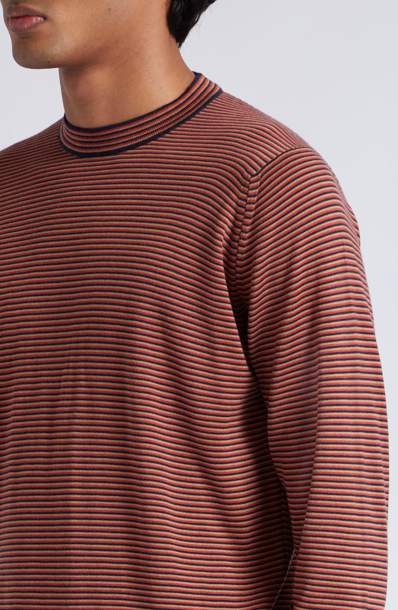 John Smedley Gare Microstripe Merino Wool Sweater Nordstrom