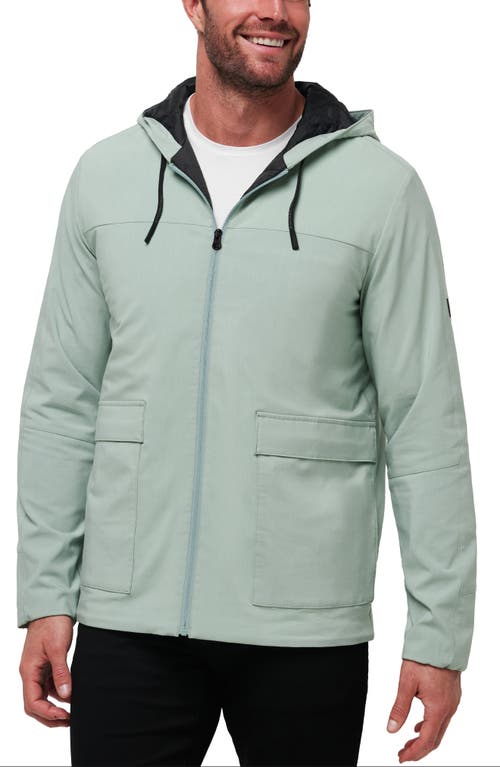 Shop Travismathew Scenic Road Hooded Jacket In Jadeite