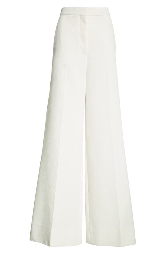 Shop Stella Mccartney Wide Leg Trousers In White