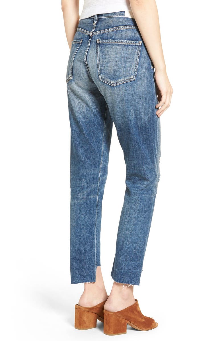 Citizens Of Humanity Liya High Waist Step Hem Boyfriend Jeans Trouble Maker Nordstrom