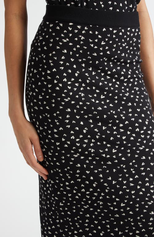 Max Mara Opunzia Midi Sweater Skirt In Black