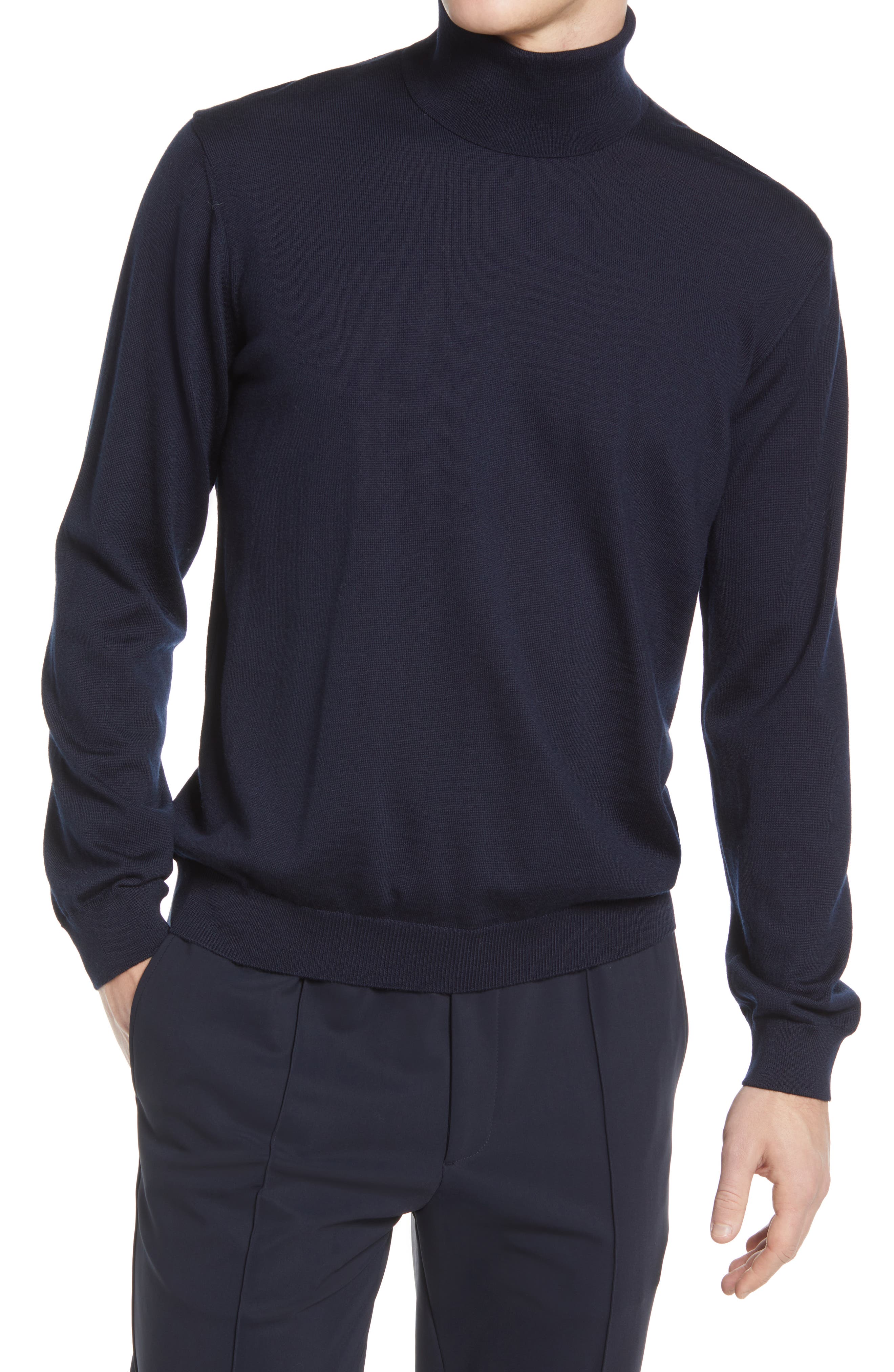 men's wool turtleneck sweater