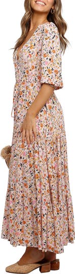 Kelda Floral Midi Dress