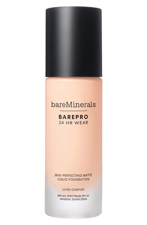 ® bareMinerals BAREPRO 24HR Wear Skin-Perfecting Matte Liquid Foundation Mineral SPF 20 PA++ in Fair 10 Neutral