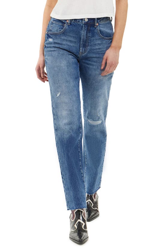 Articles Of Society Village Straight Leg Jeans In Deep Lake