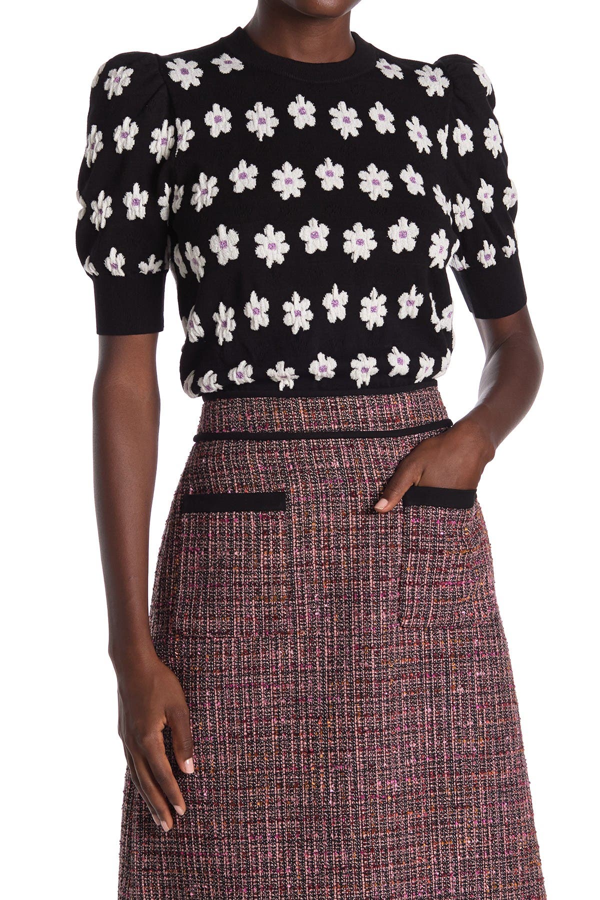 kate spade marker floral sweater