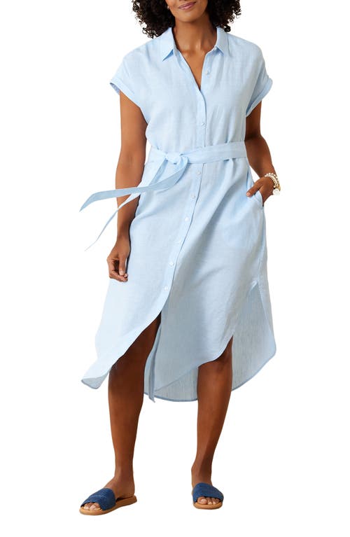 Tommy Bahama Coastalina Linen Midi Shirtdress at Nordstrom,