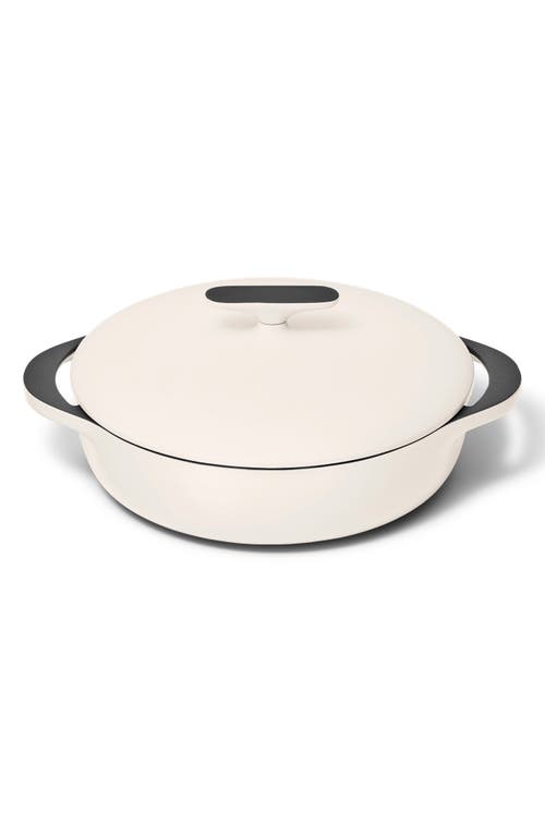 Caraway 3.5-quart Braiser With Domed Lid In Cream