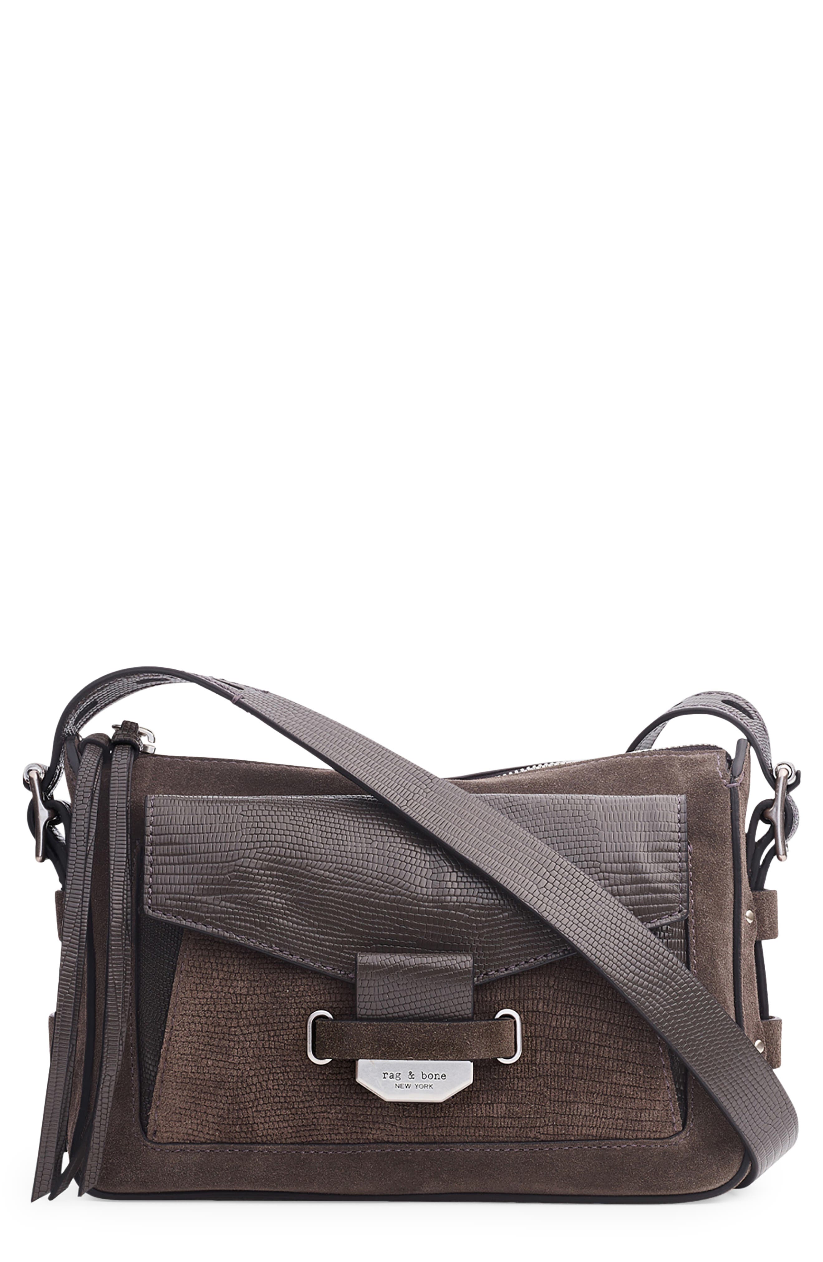 Rag and bone fashion field leather hobo