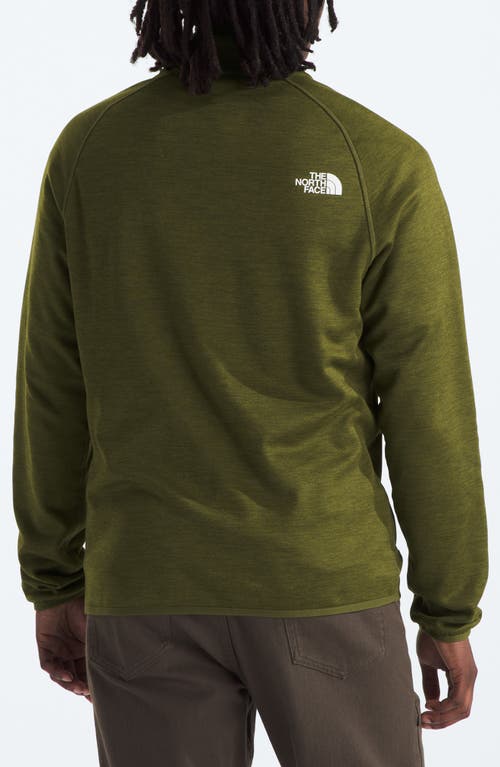 Shop The North Face Canyonlands Full Zip Jacket In Forest Olive Heather