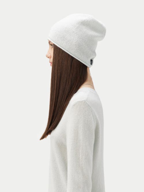 Gobi Cashmere Cashmere Hat And Sweater Set In Milky Green