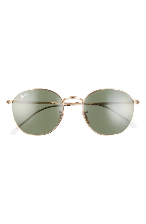 Ray-Ban 54mm Round Sunglasses in Arista /Green at Nordstrom