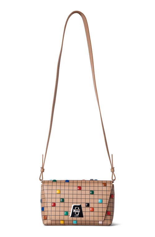Akris Small Anouk The Order of Things Crossbody Bag in Cordage/Multicolor
